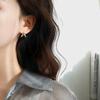 Pendientes Triangulares Geométricos de Moda Estilo Coreano para Mujer, Pendientes de Pedrería a la Moda para Estudiantes, Pendientes Dulces y Elegantes, Accesorios de Moda