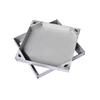 Tampa de poço quadrada de aço inoxidável 304 tampa de poço galvanizada tampa de poço decorativa invisível de aço inoxidável grade de chuva
