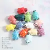 Cuentas de animales de cerámica con temática oceánica, conchas marinas, estrellas de mar, peces pequeños y caracolas - Cuentas para joyería y accesorios hechas a mano para niños