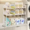 Estante de almacenamiento para encimera de lavadero de balcón, estante de almacenamiento para detergente para ropa junto a la lavadora, estante multifuncional de capas para el hogar para la sala de estar