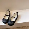 Zapatos Mary Jane Infantiles Estilo Primavera Transfronterizos, Zapatos de Cuero para Niños Pequeños, Zapatos de Princesa para Niñas, Zapatos de Ballet para Bebés de Boca Baja