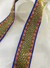 Mancha 1,5--3,0 cm Listras Triangulares Onduladas Estilo Étnico Jacquard Bordado Fita Tecida Acessórios para Roupas de Performance Caixa de Presente