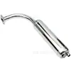 Accesorios para bicicleta motor de dos tiempos 50CC 60CC 80CC tubo de escape silenciador chimenea fila de hierro