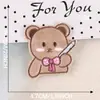 Parche Animal Oso de Dibujos Animados Accesorios para Ropa Hecho a Mano DIY Original Autoadhesivo Una Pieza Envío Gratis Parche de Tela Bordada