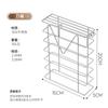 Soporte para Cuchillos Colgante de Acero Inoxidable 304 para el Hogar Estante de Almacenamiento de Cocina Asiento para Guardar Cuchillos Escurridor de Platos Accesorios Laterales