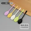 Cuchara Desechable Engrosada Cuchara KFC Empaquetada Cuchara para Porridge para Llevar Cuchara para Postre Cuchara de Plástico Empaquetada Individualmente
