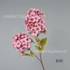 Flores de Hortensia Artificiales para Decoración de Escena de Salón de Bodas, Arreglos Florales de Piso, Montaje de Ambiente para Escaparate de Centro Comercial, Hortensia Pagoda de 2 Cabezas