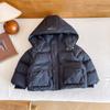 Vale do Vento 2024 Inverno Nova Roupa Infantil Estilo Coreano Impermeável Espessada Acolchoada de Algodão Versátil Quente Casaco Acolchoado de Algodão para Meninos e Meninas