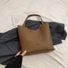 Bolso Exterior Individual Retro Simple de Gran Capacidad para Mujer 2024 Nueva Llegada Bolso de Hombro Sobaco Textura Avanzada Bolso Balde para Viajero