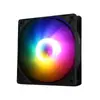 Ventilador de caja de computadora de escritorio de gran volumen de aire, grande, 4 pines, refrigerado por aire, 12 CM, luces de colores, ventilador silencioso, ventilador de refrigeración para computadora