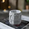 Resina Epoxi Aromaterapia Yeso Taza Jarrón Almacenamiento Molde de Silicona Templo Cemento Concreto Molde de Yeso DIY