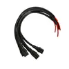 Cabo de Carregamento Reto, Preto (Número do Item 4X), Cabo de Carregamento Espesso de 50cm, Plugue para Veículo Elétrico e Triciclo