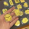 Adesivo de celular de ouro puro 999 Shuibei, casa do tesouro, gato da sorte, Deus da Riqueza, adesivo de ouro de princesa, atraindo clientes, presente para loja de ouro, ouro