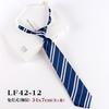 Insignias de Estudiante de Corbata Rayada Hecha a Mano de Cuatro Universidades Principales, Corbata sin Nudo, Corbata Roja, Azul, Amarilla, Azul al por Mayor