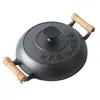 Chapa de Ferro Fundido para Panquecas Tradicionais, Sem Revestimento, Antiaderente, Espessada, para Fazer Panquecas