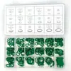 Anillo de goma en forma de O de caucho Ding Qing 270 piezas en caja traje verde reparación de aire acondicionado de coche anillo de sellado impermeable