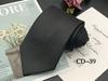 Corbata de negocios para hombre de 8 cm, disponible en fábrica. Corbata de mano profesional para entrevistas, corbata a rayas, de poliéster y seda jacquard para hombre.