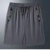 Pantalones Cortos Deportivos de Verano para Hombre, Seda Helada, Secado Rápido, Talla Grande, Casual, Holgados, de Cinco Puntos