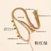 Cordón para colgante de collar tejido puramente hecho a mano para bricolaje, cordón semiacabado para cuello para ámbar, jade y otros colgantes