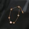 Pulsera Serie Acero Inoxidable Totalmente Titanio Estilo Coreano, Joyería con Diseño de Moda Tendencia, Accesorio Exquisito Más Vendido Transfronterizo