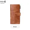 Carteira Feminina Anti-Roubo RFID Transfronteiriça Nova Multifuncional 70% de Desconto Carteira Longa Grande Capacidade Clutch Patchwork
