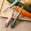 Pelador Utensilio de Cocina 2 en 1 Cuchillo de Fruta Alemán Pelador de Patatas Pelador de Verduras