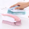 Escova Multifuncional para Lavanderia Escova para Roupas Duas em Uma Doméstica Cerdas Macias Escova de Limpeza Doméstica de Plástico Escova para Lavar Sapatos Escova para Tábua