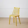 Silla Nórdica, Silla Simple de Plástico para Comedor en Casa, Taburete con Respaldo, Silla Windsor, Tocador, Silla Moderna Minimalista de Moda