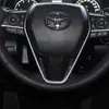 Adecuado para 18-22 Toyota Camry 8ª generación pegatinas para volante de fibra de carbono decoración interior modificada 8ª generación
