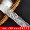 Acessórios de renda branca para arroz feitos em Taiwan, DIY, acabamento para vestido de boneca feito à mão, decoração de faixa de cabelo Lolita para planner