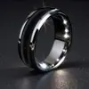 Anillos Nuevos de Acero Inoxidable para Hombre 2026, Anillos de Pareja de Moda Europeos y Americanos, Anillos Transfronterizos que No se Desvanecen