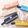 Estuche de Lápices Simple Portátil de Tela Oxford para Estudiantes, Bolsa para Lápices de Gran Capacidad para Guardar Material de Oficina, Bolsa Creativa de Papelería para Temporada de Graduación