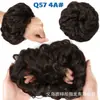 Moño de Pelo Sintético Transfronterizo al por Mayor Pieza de Pelo Accesorios para el Pelo Moño Esponjoso Natural Europeo y Americano Goma Elástica para el Pelo Fabricante de Moños