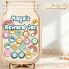 Novo pote de recompensas de estrelas infantil transfronteiriço, recompensa de pontos para aprender autodisciplina, pote de tokens de check-in, produto de madeira