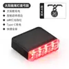 Luz trasera solar para motocicleta, luz de advertencia activada por vibración, luz trasera para bicicleta de montaña, luz de sensor portátil, luz roja para ciclismo