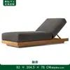 Conjunto de Sofá e Mesa de Centro Nórdico para Exterior para Pátio, Jardim, Varanda de Hotel, Resistente à Água e ao Sol, Móveis de Madeira Maciça para Lazer ao Ar Livre