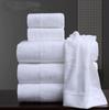 Toalha de hotel cinco estrelas algodão puro extra grande absorvente conjunto de toalhas de banho salão de beleza hotel toalha de rosto branca fábrica atacado