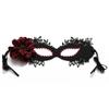 Máscara de Flor Negra Máscara Disfraz de Baile Accesorios Fiesta Reunión Anual Máscara de Media Cara Máscara para Ojos Maquillaje Máscara Nocturna