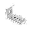 Soporte triangular de acero inoxidable sin perforaciones, soporte de estante de pared, soporte de soporte en forma de L, escuadra de esquina, ángulo recto de 90 grados, estante de almacenamiento