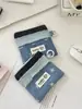 5742 Linda Niña Patchwork Portátil Multifuncional Almacenamiento de Monedas Portatarjetas Bolsa de Almacenamiento de Tarjetas Bancarias Estuche para Tarjetas Portatarjetas