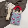 Caperucita Roja Mismo Estilo Bolsa para Teléfono Celular Bolso Pequeño Versátil Moda Personalizada Bolso Cruzado de Hombro para Niña Bolso de Mano Portátil