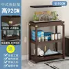 Soporte de exhibición de piedra, soporte para pecera, base, mesa auxiliar, mesa de rincón, soporte para plantas, sala de estar de madera maciza de pie