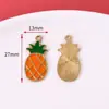 Guofeng Nuevo Colgante de Placa con Lenguaje de Bendición de Frutas Caqui Ruyi Llavero Accesorios de Aleación Diy