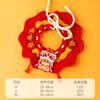 Collar para Mascotas para Otoño e Invierno, Bufanda de Hilo Festiva y de la Suerte para Perros y Gatos, Pañuelo Triangular para Comer, Babero Tejido de Año Nuevo