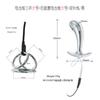 Xugu Yudi Descarga Eléctrica Pene Anillo Triple Anal Combinación Conjunto Herramientas Sexuales para Hombres para Ayudar al Sexo y Juguetes Sexuales