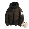 Preço Baixo Alto VolumeBloco de Cor Lã Algodão Novo Estilo Estilo Montanha Jaqueta de Algodão Masculina Outono Inverno Exterior Algodão Grafeno Roupas Outerwear Masculino