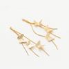 Colgante de borla de mariposa chapado en cobre 14K con retención de color oro real accesorios para aretes DIY material chapado en oro colgante productos semiacabados