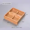 Bandeja de Frutas para Aperitivos de Compromiso con Asa, Caja de Frutas Secas, Rejilla de Nueve Compartimentos para Boda con Tapa, Caja Creativa para Almacenamiento de Dulces y Frutos Secos de Boda