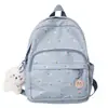 Mochila Transfronteiriça 2026 Novo Estampado Floral Estilo Campus Feminina Fresca Bolsa de Viagem Versão Coreana Mochila de Grande Capacidade