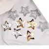 Grampo de cabelo estrela y2g estilo coreano para garotas quentes metal prateado estrela de cinco pontas grampo lateral grampo BB para todos os estilos acessórios de cabelo